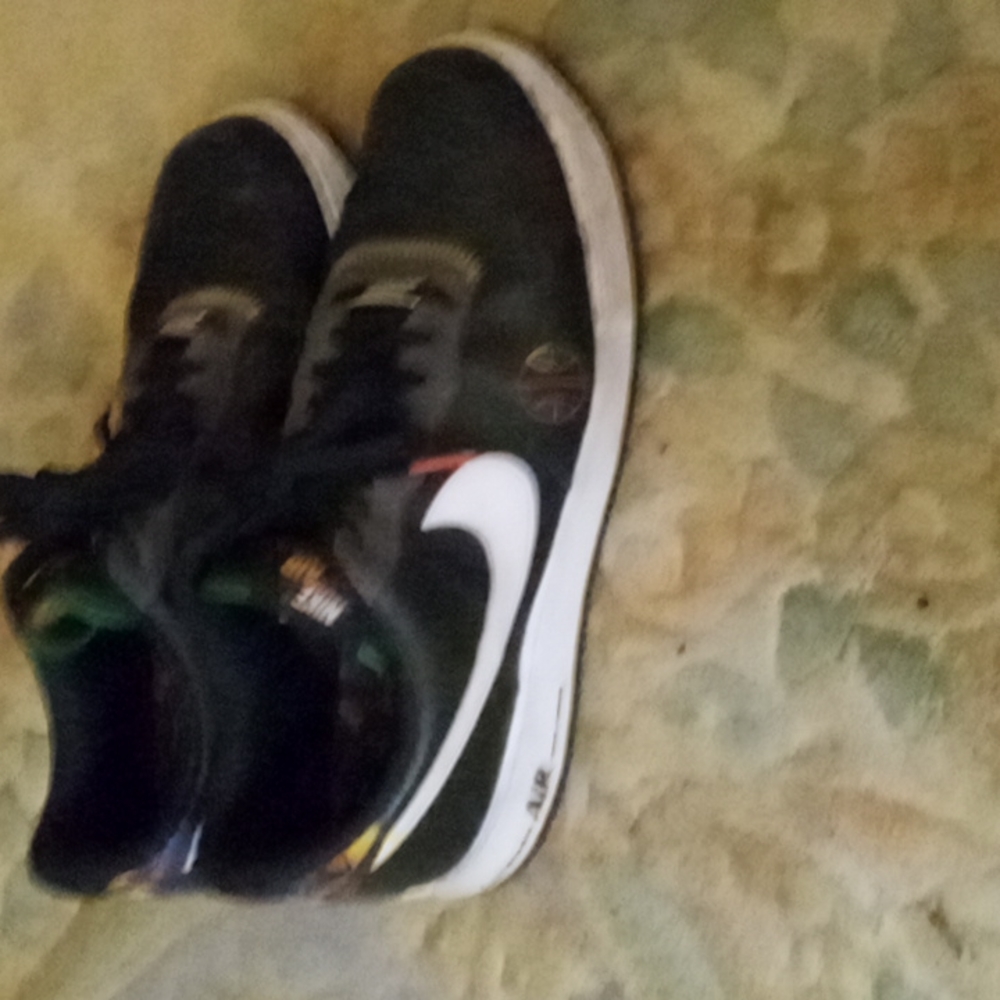 Nike Air Force 1 Live together Play Together series. Size 9.5 black